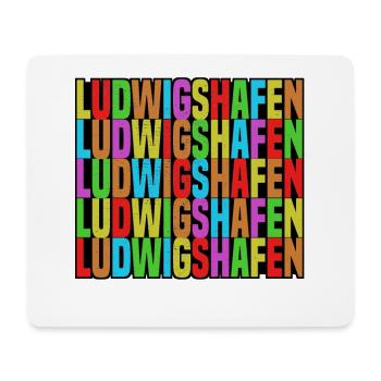 ludwigshafen - Mousepad (Querformat) - Weiß - Vorne