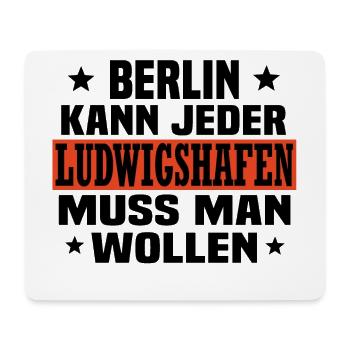 ludwigshafen - Mousepad (Querformat) - Weiß - Vorne