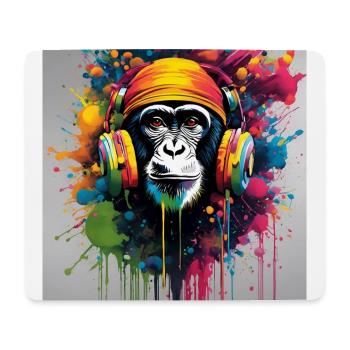A beautiful portrait with music - Mouse Pad (horizontal) - white - Front