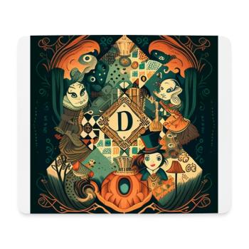 Vintage Wunderland - Mousepad (Querformat) - Weiß - Vorne