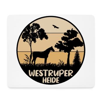 Westruper Heide - Mousepad (Querformat) - Weiß - Vorne