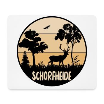 Schorfheide Hirsch - Mousepad (Querformat) - Weiß - Vorne