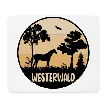 Westerwald - Mousepad (Querformat) - Weiß - Vorne