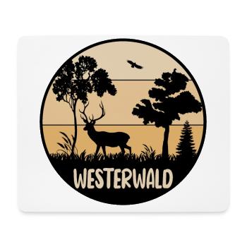 Westerwald - Mousepad (Querformat) - Weiß - Vorne