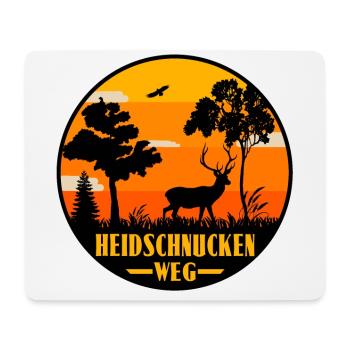 Heidschnuckenweg - Mousepad (Querformat) - Weiß - Vorne