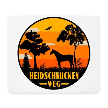 Heidschnuckenweg - Mousepad (Querformat) - Weiß - Vorne