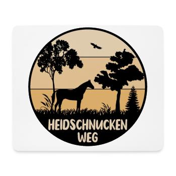 Heidschnuckenweg - Mousepad (Querformat) - Weiß - Vorne