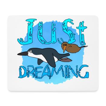 just dreaming - Mousepad (Querformat) - Weiß - Vorne