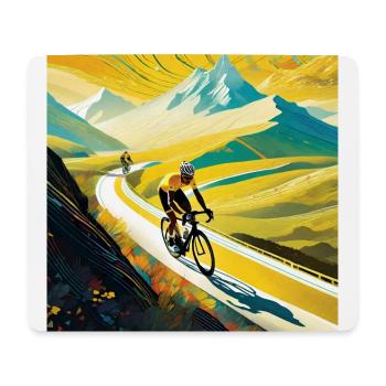 Vivid Altitude: Rennen um die Traumgipfel - Mousepad (Querformat) - Weiß - Vorne