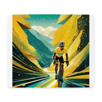 Autobahn zum Yellow Glory - Mousepad (Querformat) - Weiß - Vorne