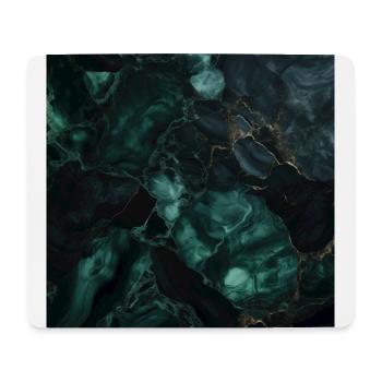Grünschwarzer Marmor - Mousepad (Querformat) - Weiß - Vorne