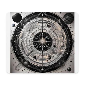 Galaxy's Edge - Interstellare Dartscheibe - Mousepad (Querformat) - Weiß - Vorne