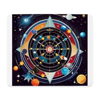 Infinity Bullseye - Mouse Pad (horizontal) - white - Front