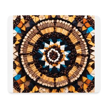 Kaleidobeanscope - Mouse Pad (horizontal) - white - Front