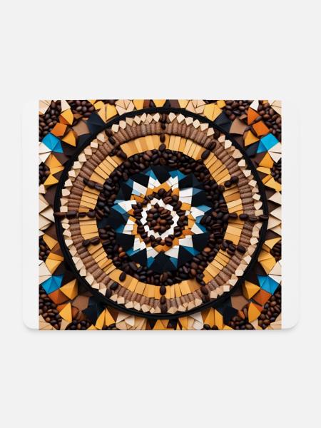 Kaleidobeanscope - Mouse Pad (horizontal) - white