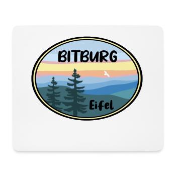 Bitburg - Mousepad (Querformat) - Weiß - Vorne