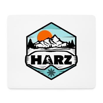 Harz Winter - Mousepad (Querformat) - Weiß - Vorne