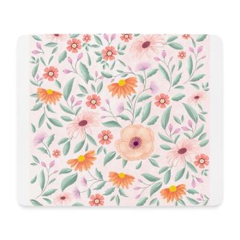 Flowers in pastel - Mouse Pad (horizontal) - white - Front