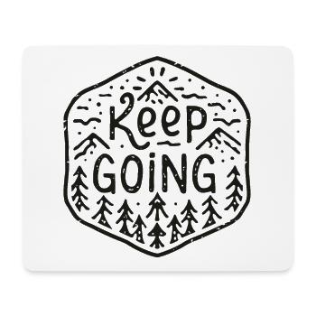 Keep going - Mouse Pad (horizontal) - white - Front