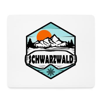 Schwarzwald - Mousepad (Querformat) - Weiß - Vorne