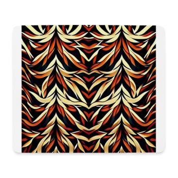 Blumendschungel - Mousepad (Querformat) - Weiß - Vorne
