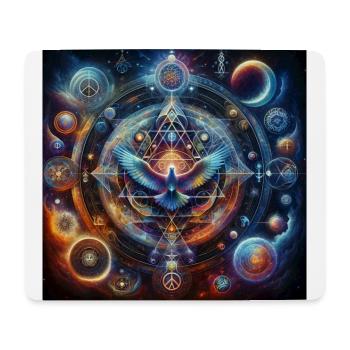 Manifestation des Friedens - Mousepad (Querformat) - Weiß - Vorne