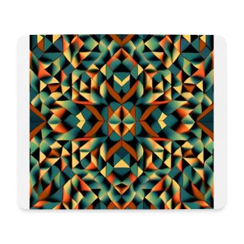 Geometrische Abstraktion - Mousepad (Querformat) - Weiß - Vorne