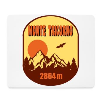 Monte Tricorno - Mouse Pad (horizontal) - white - Front