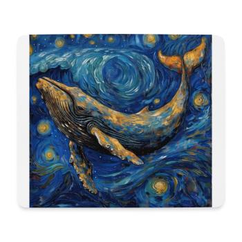 Wal Fisch Van Gogh - Mousepad (Querformat) - Weiß - Vorne