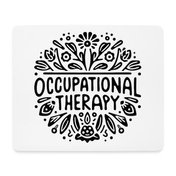 Ergotherapie Ergotherapeutin - Mousepad (Querformat) - Weiß - Vorne