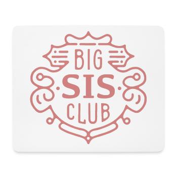 Big sis club older sister - Mouse Pad (horizontal) - white - Front