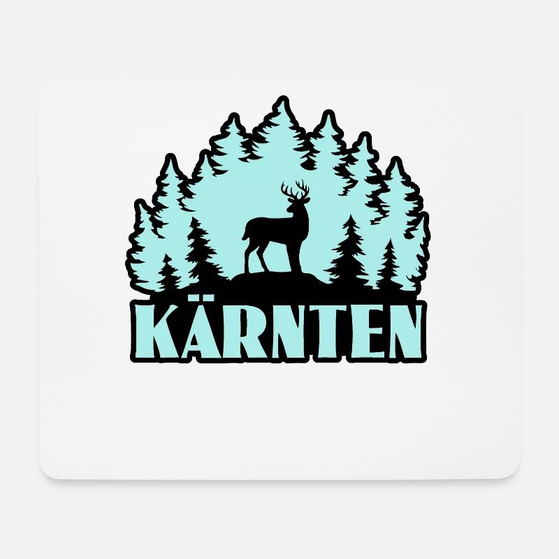 Kärnten - Mousepad (Querformat) - Weiß