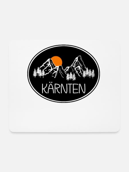 Kärnten - Mousepad (Querformat) - Weiß