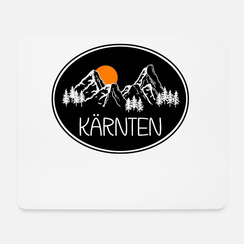 Kärnten - Mousepad (Querformat) - Weiß