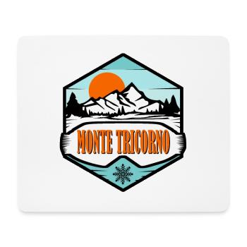 Monte Tricorno - Mousepad (Querformat) - Weiß - Vorne