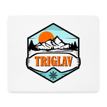 Le Triglav - Tapis de souris (format paysage) - blanc - Devant