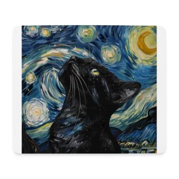 Cat, Cat Motif - Mouse Pad (horizontal) - white - Front