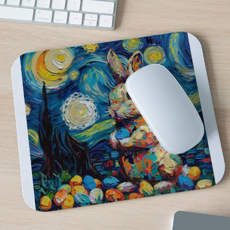 easter bunny, easter, bunny, happy easter, easter eggs Mouse Pad (horizontal)