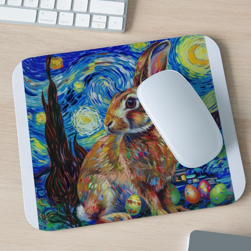 easter bunny, easter, bunny, happy easter, easter eggs Mouse Pad (horizontal)
