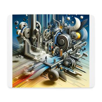 DimensionMix - Mousepad (Querformat) - Weiß - Vorne