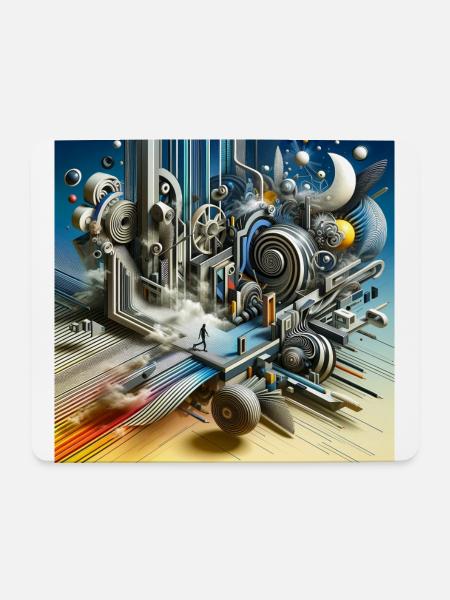 DimensionMix - Mouse Pad (horizontal) - white