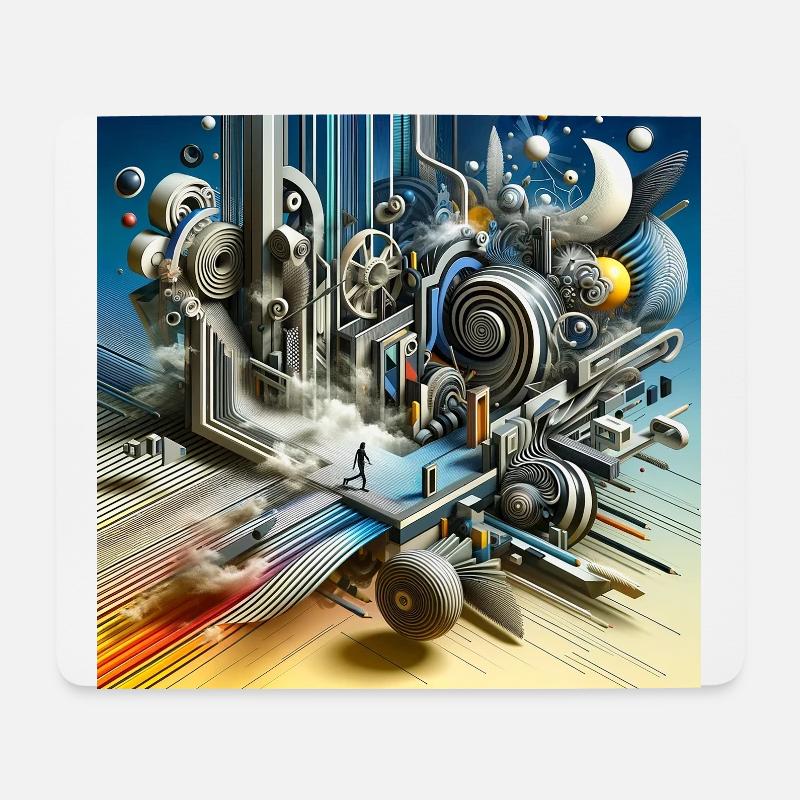 DimensionMix - Mouse Pad (horizontal) - white