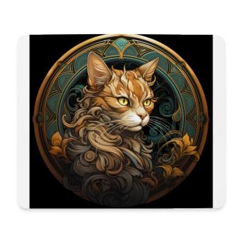 Katze, katzenmotiv, geschenk, geschenkideen katzen - Mousepad (Querformat) - Weiß - Vorne