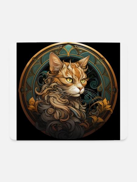 Katze, katzenmotiv, geschenk, geschenkideen katzen - Mousepad (Querformat) - Weiß