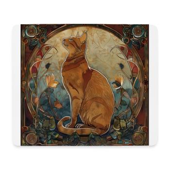 Katze, katzenmotiv, geschenk, geschenkideen katzen - Mousepad (Querformat) - Weiß - Vorne