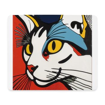 Cat, Cat Motif - Mouse Pad (horizontal) - white - Front