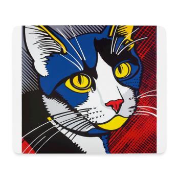 Cat, Cat Motif - Mouse Pad (horizontal) - white - Front