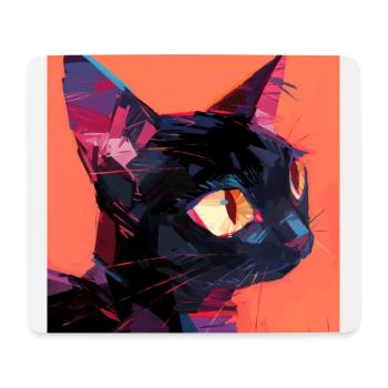 Cat, Cat Motif - Mouse Pad (horizontal) - white - Front