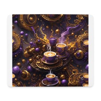 Infinite Coffee - Mouse Pad (horizontal) - white - Front