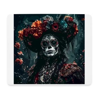 La Catrina/ Tattoo / Mexiko / Totenkopf / Skull - Mousepad (Querformat) - Weiß - Vorne